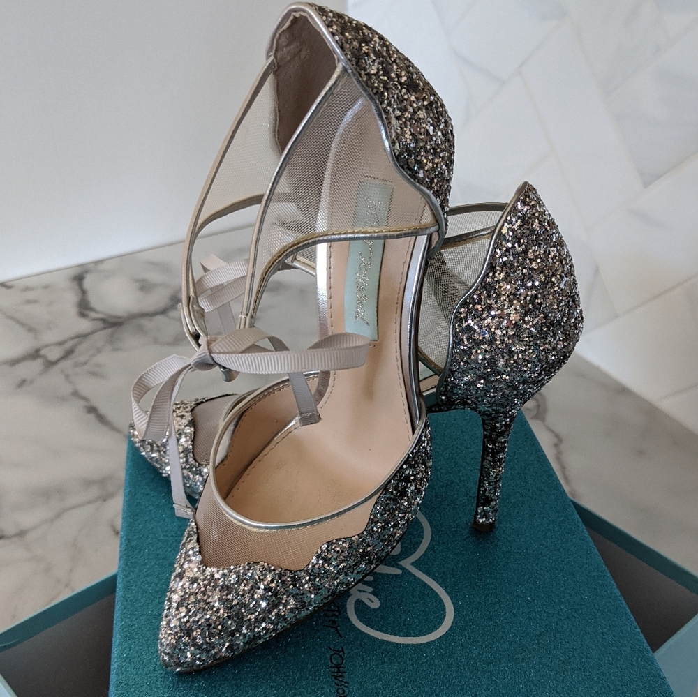 Betsey Johnson Stella wedding shoes